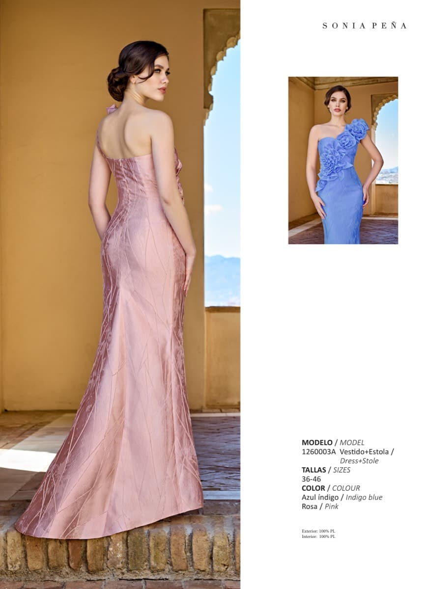 Suknia A-line z Szalem